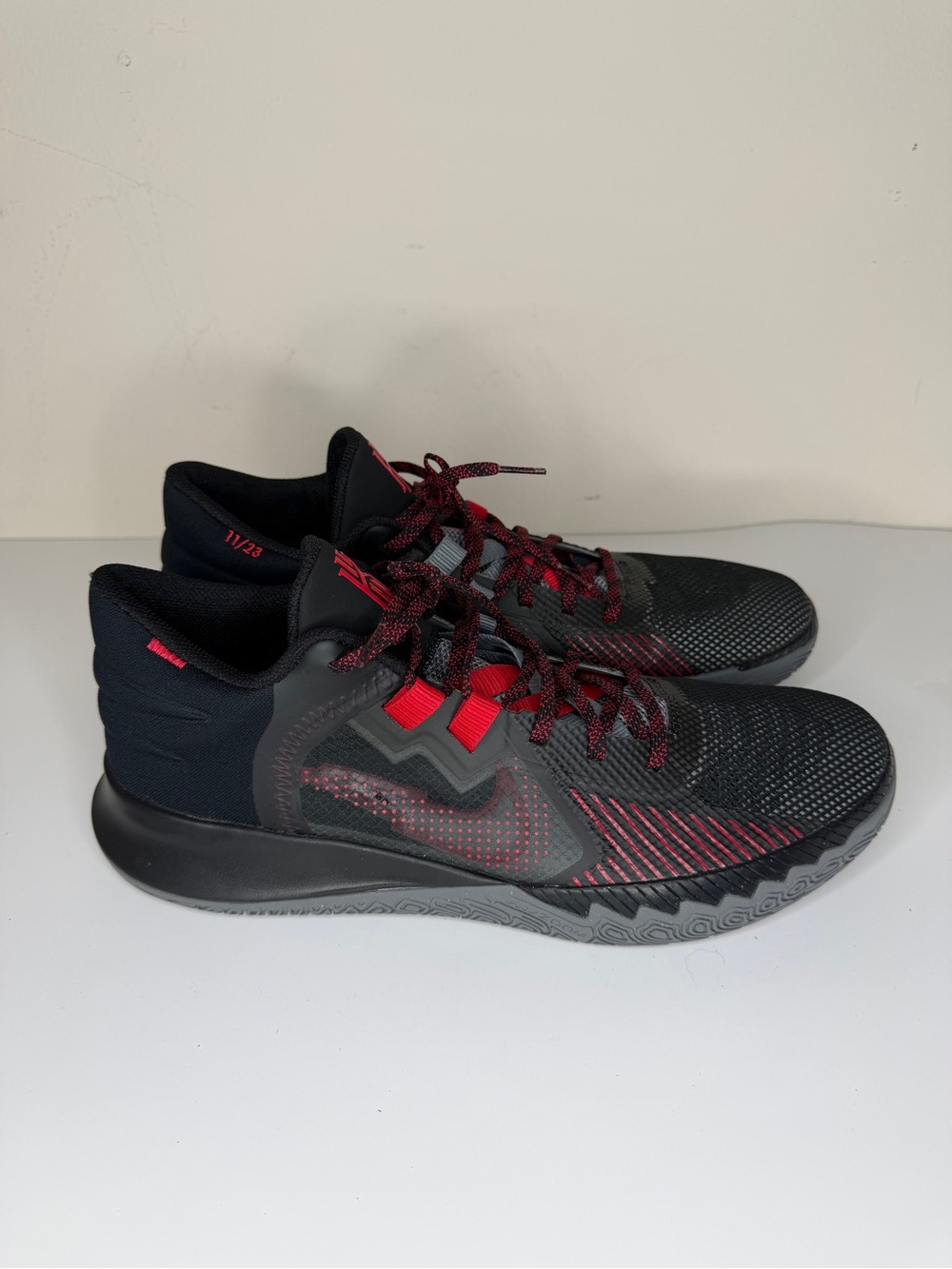 Nike Kyrie Irving Flytrap 5 Bred Black Red Sneakers Shoes CZ4100-003 Men's 14
